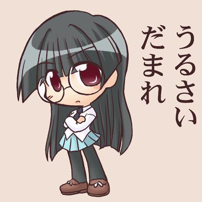 ikkyuu, tachibana rei, pani poni dash!, lowres, 00s, chibi, green hair, pantyhose, school uniform, serafuku, solo