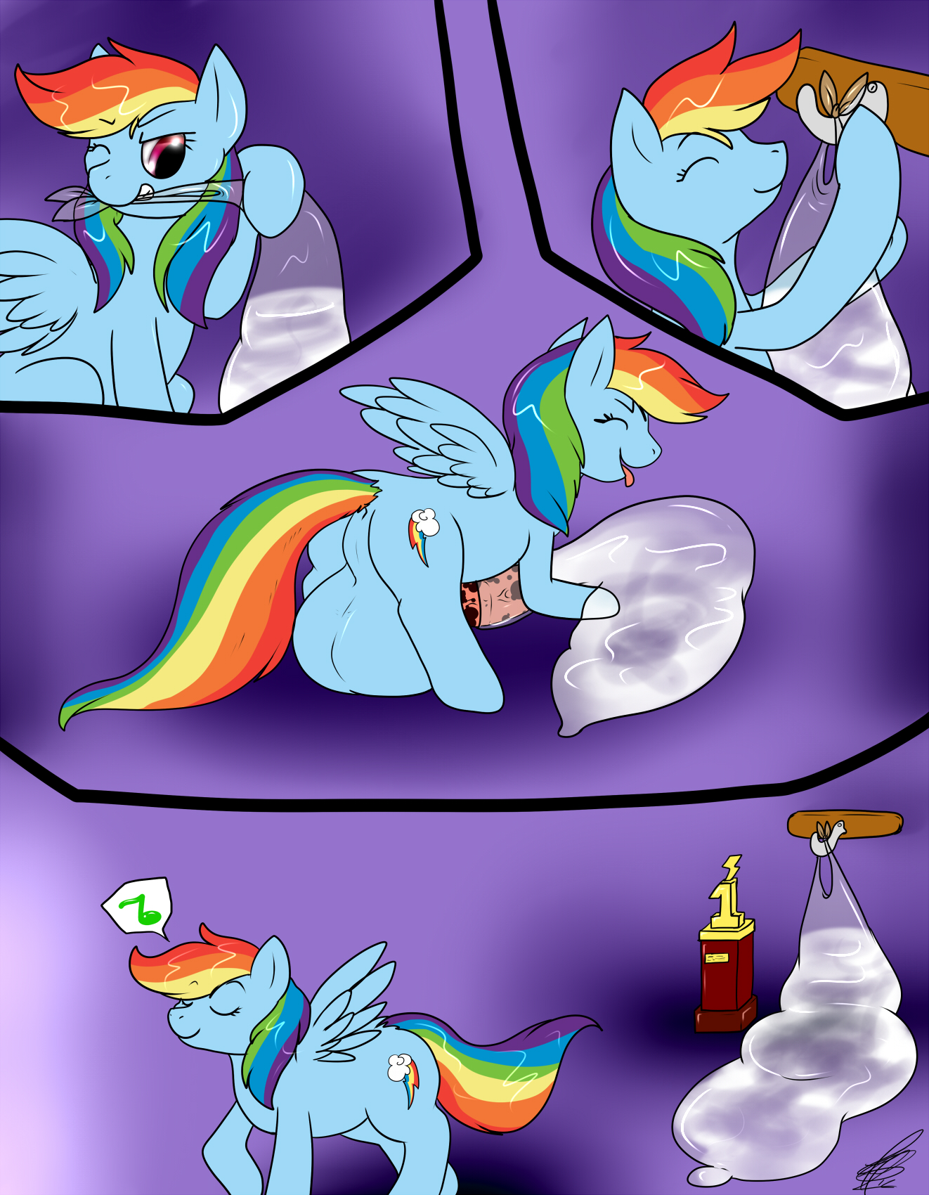 Rule34 – If it exists, there is porn of it / shikaro, rainbow dash (mlp) / 32987