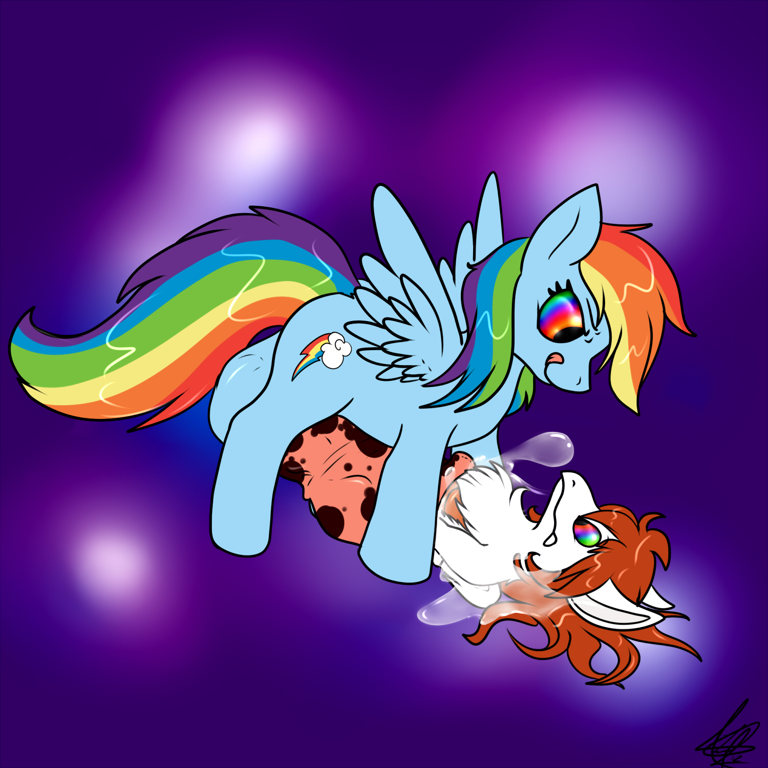 Rule34 – If it exists, there is porn of it / shikaro, rainbow dash (mlp) / 32989