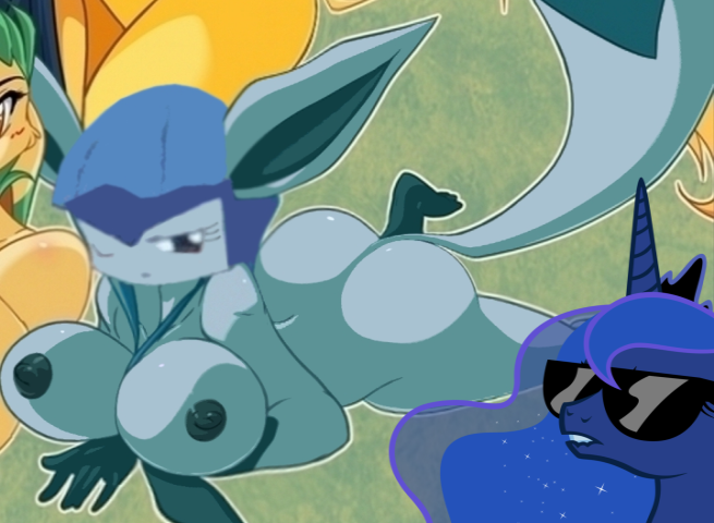 Rule34 – If it exists, there is porn of it / glaceon, princess luna (mlp) / 33046