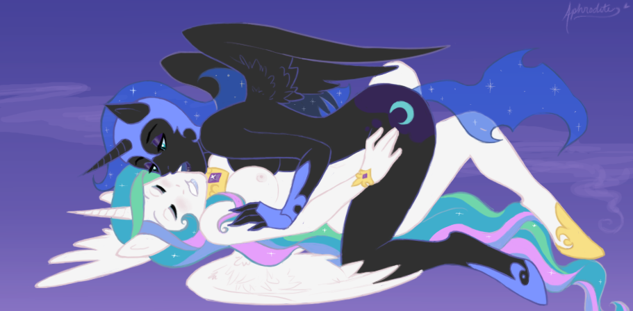 Rule34 – If it exists, there is porn of it / aphrodite (artist), princess celestia, princess luna (mlp) / 33270