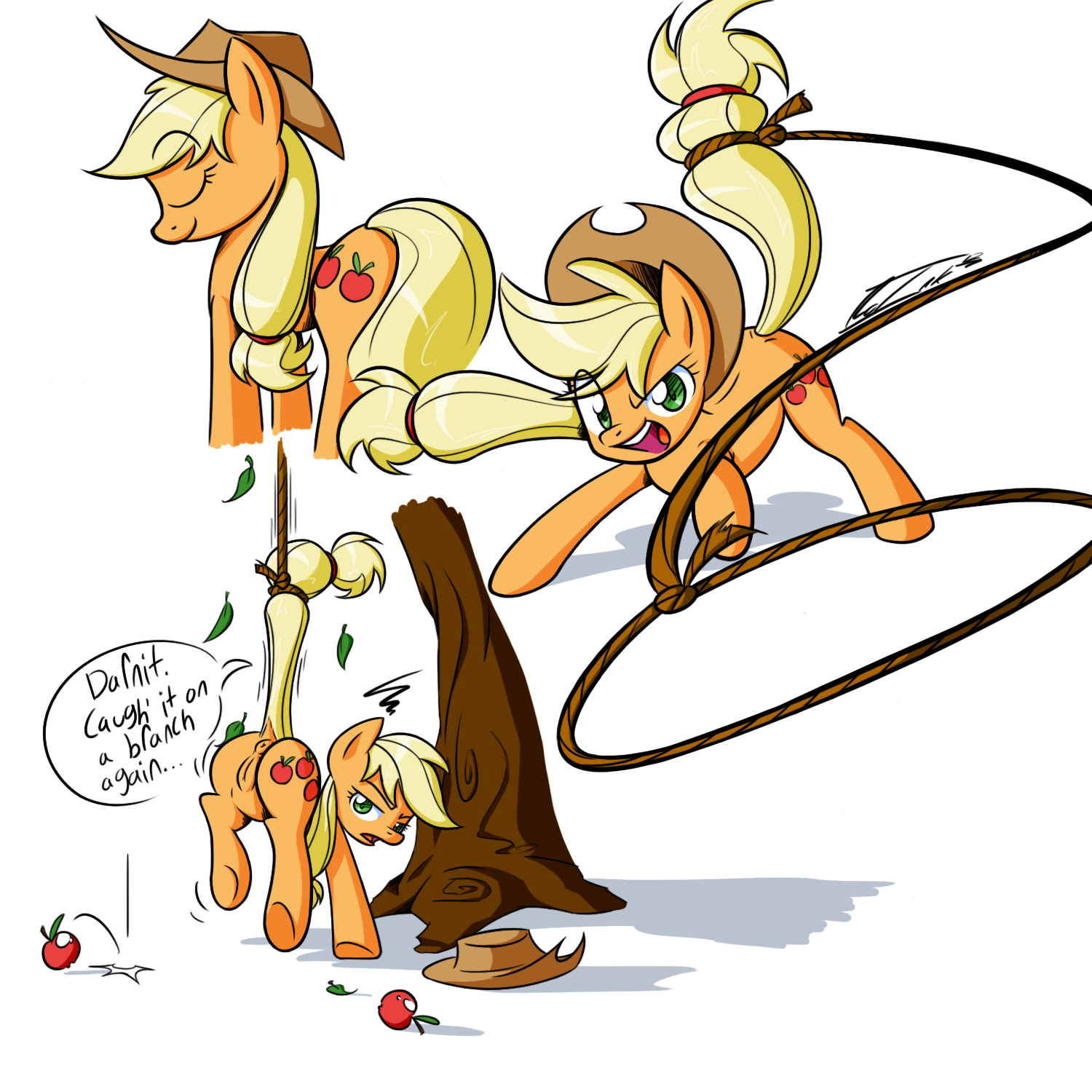Rule34 – If it exists, there is porn of it / no-ink, applejack (mlp) / 33882