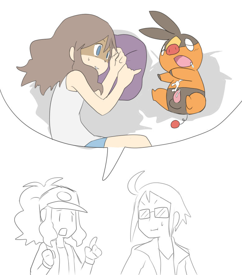 Rule34 – If it exists, there is porn of it / cheren (pokemon), hilda (pokemon), tepig / 34369
