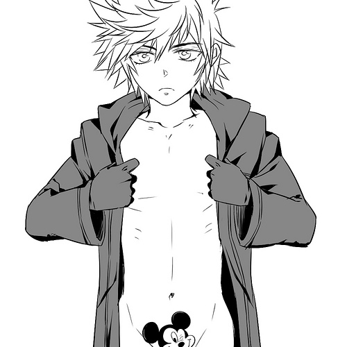 Rule34 – If it exists, there is porn of it / unknown artist, mickey mouse, roxas / 34433