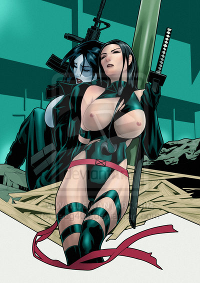 Rule34 – If it exists, there is porn of it / domino, psylocke / 34459