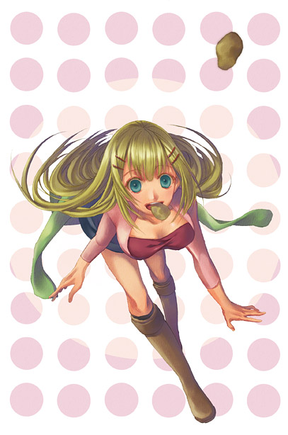matsuo, louise halevy, gundam, gundam 00, 00s, blonde hair, blue eyes, boots, hair ornament, hairclip, long hair