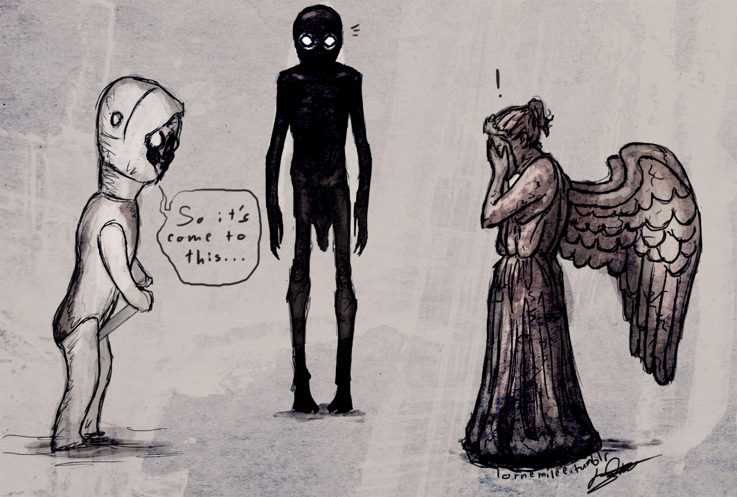 Rule34 – If it exists, there is porn of it / enderman, scp-173, weeping angel / 34988
