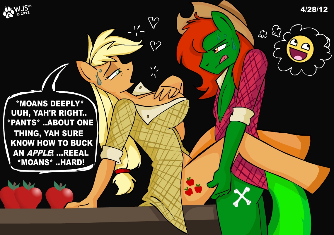 Rule34 – If it exists, there is porn of it / wolfjedisamuel, applejack (mlp) / 35027