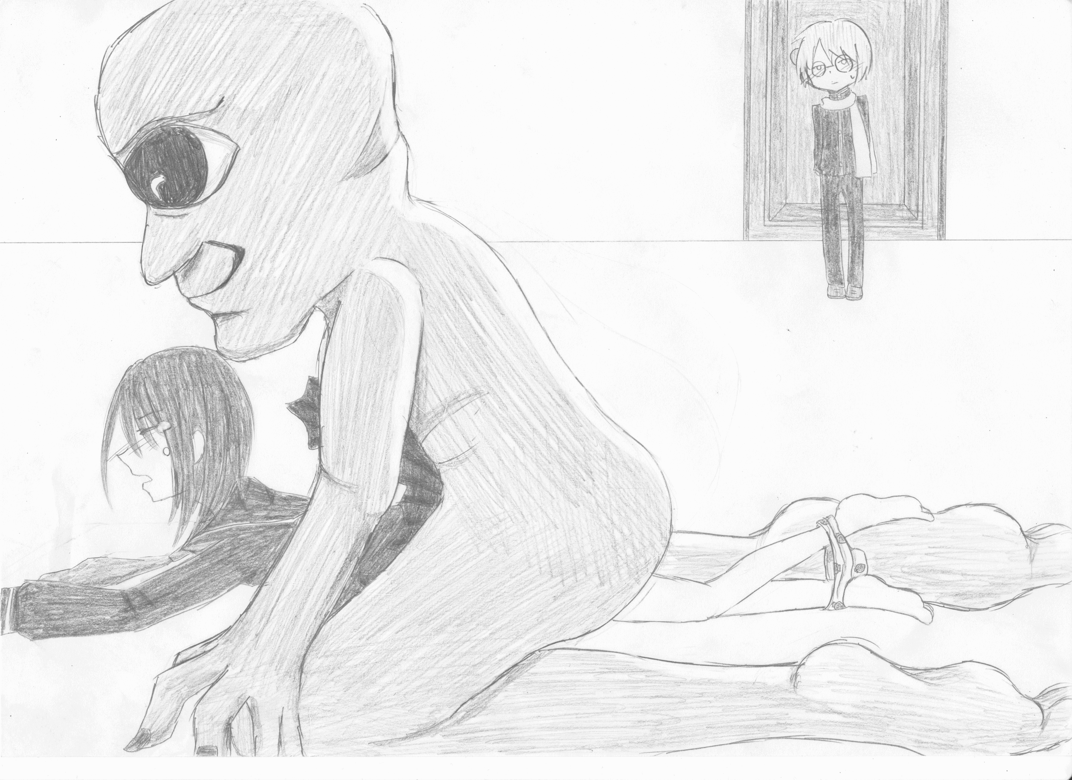Rule34 – If it exists, there is porn of it / hiroshi (ao oni), mika (ao oni) / 35185