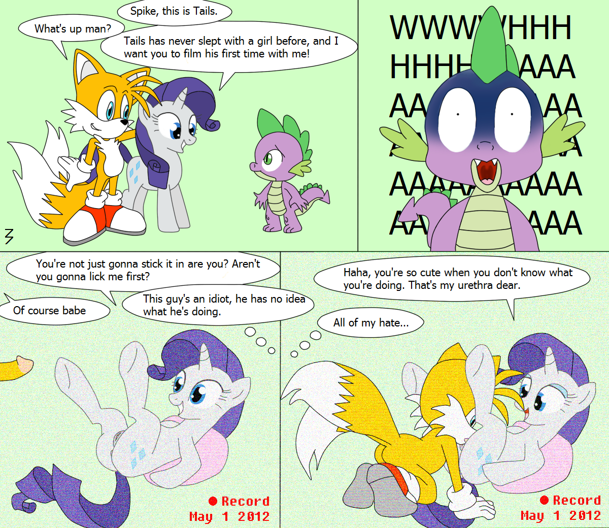Rule34 – If it exists, there is porn of it / 3pac, rarity (mlp), tails / 35386