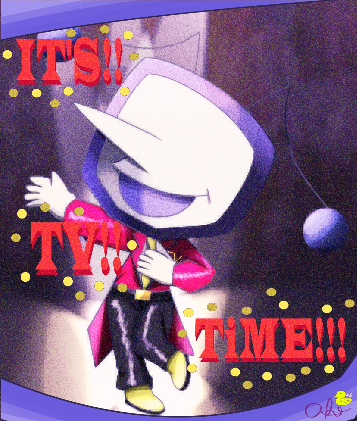 ahinevaeh, tenna, ant tenna, deltarune, utdr (toby fox), commentary, english commentary, highres, english text, solo