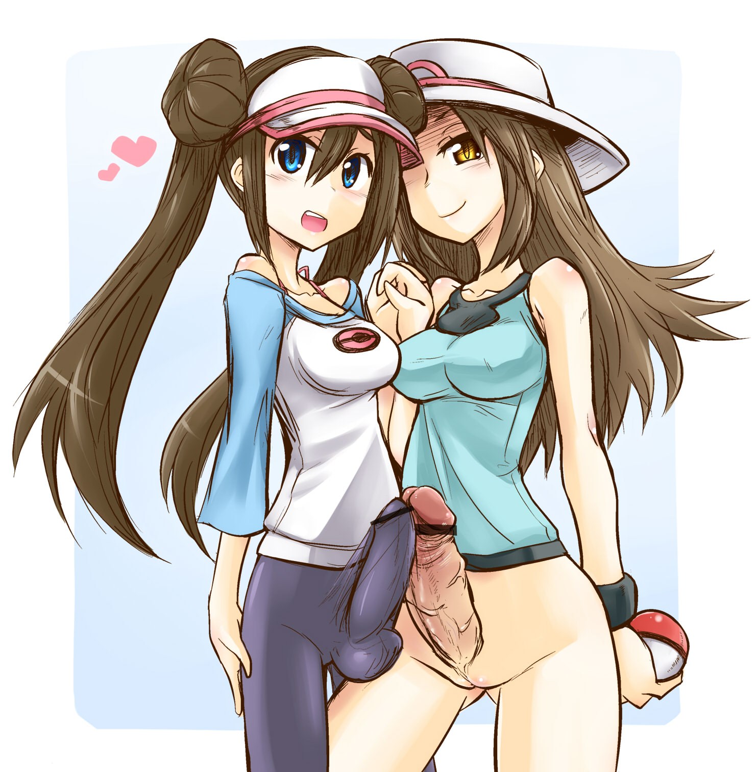 Rule34 – If it exists, there is porn of it / artist request, leaf (pokemon), rosa (pokemon) / 37406