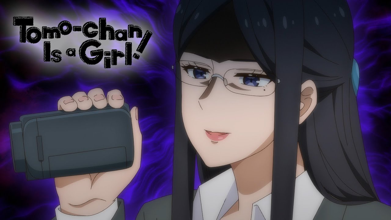 gundou misaki, tomo-chan wa onna no ko, non-web source, tagme, 1girl, black hair, glasses, long hair, mature female, serious, tomo-chan wa onna no ko!