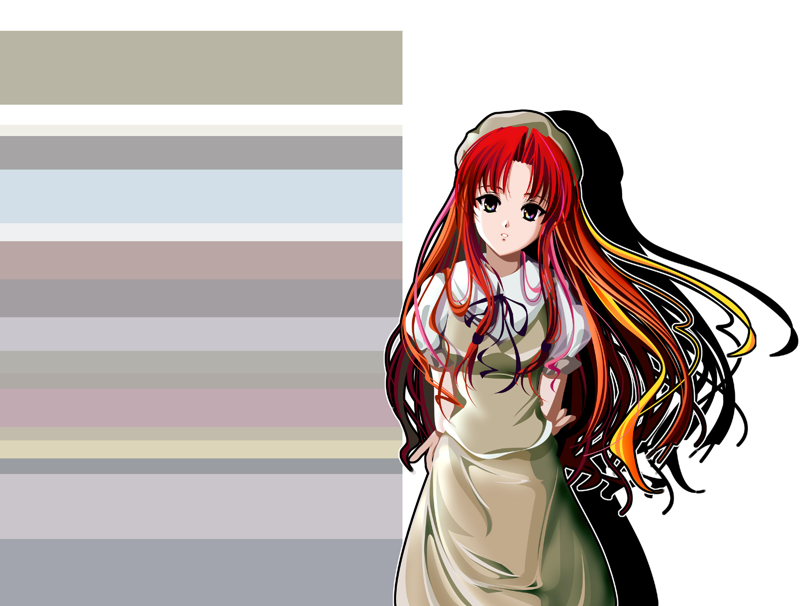 aka ringo, azuma shoujuan, hong meiling, embodiment of scarlet devil, touhou, highres, 1girl, female focus, solo