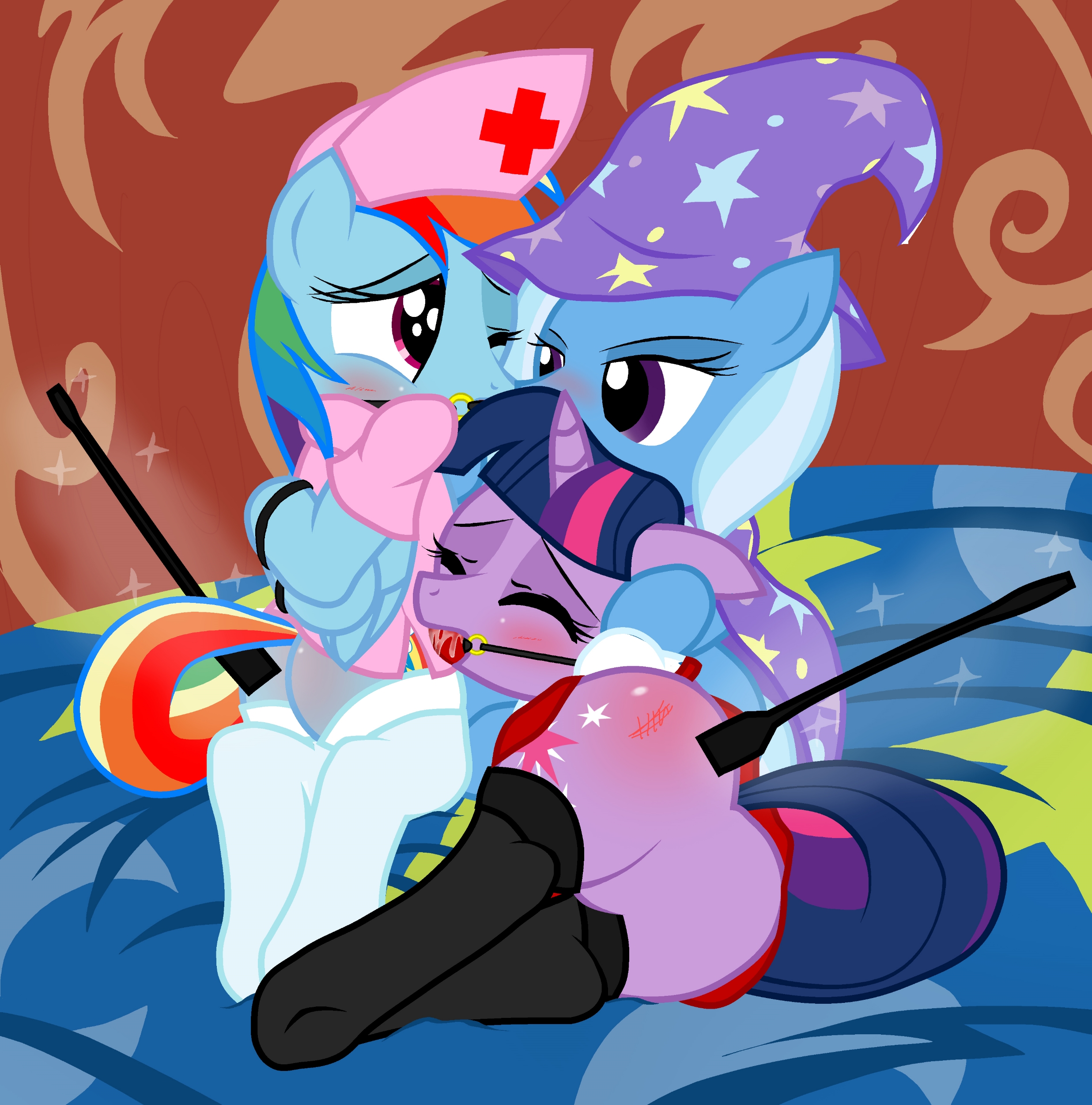 Rule34 – If it exists, there is porn of it / pyruvate, rainbow dash (mlp), trixie (mlp), twilight sparkle (mlp) / 38434