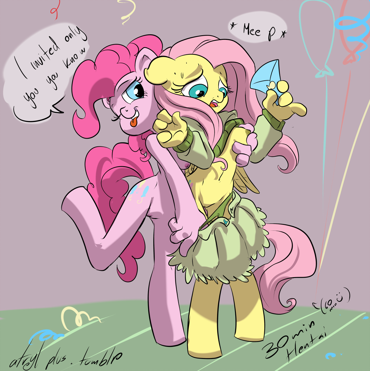 Rule34 – If it exists, there is porn of it / atryl, fluttershy (mlp), pinkie pie (mlp) / 38476