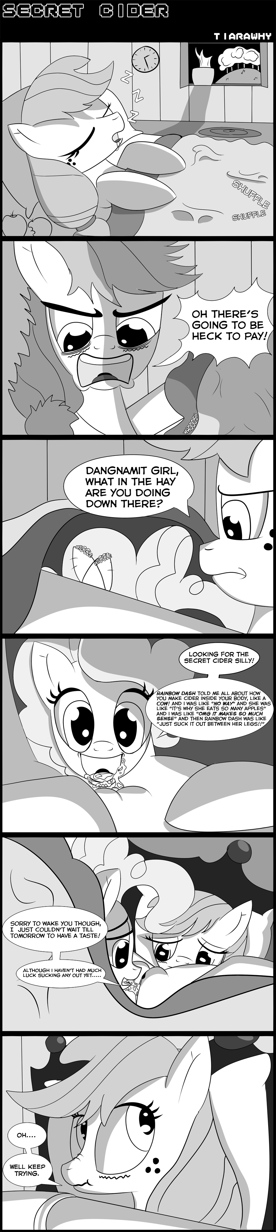 Rule34 – If it exists, there is porn of it / tiarawhy, applejack (mlp), pinkie pie (mlp), rainbow dash (mlp) / 38485