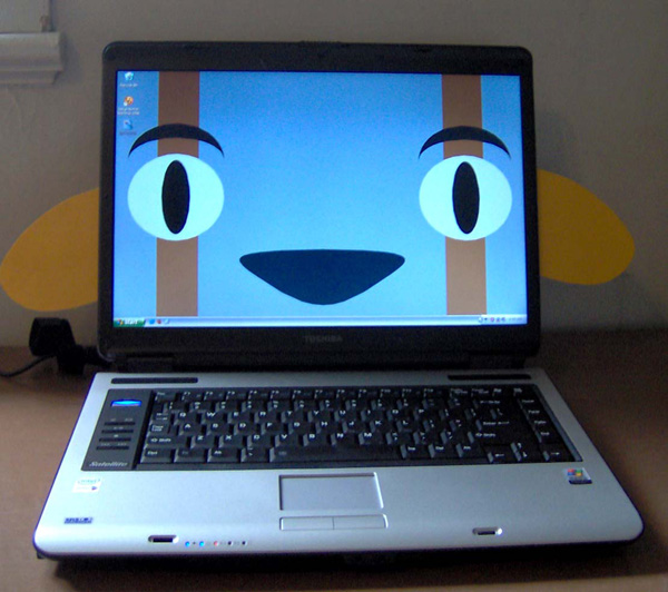 balrog (doukutsu monogatari), doukutsu monogatari, non-web source, off-topic, photo (medium), computer, computer keyboard, cosplay, desktop (computing), huzzah, laptop