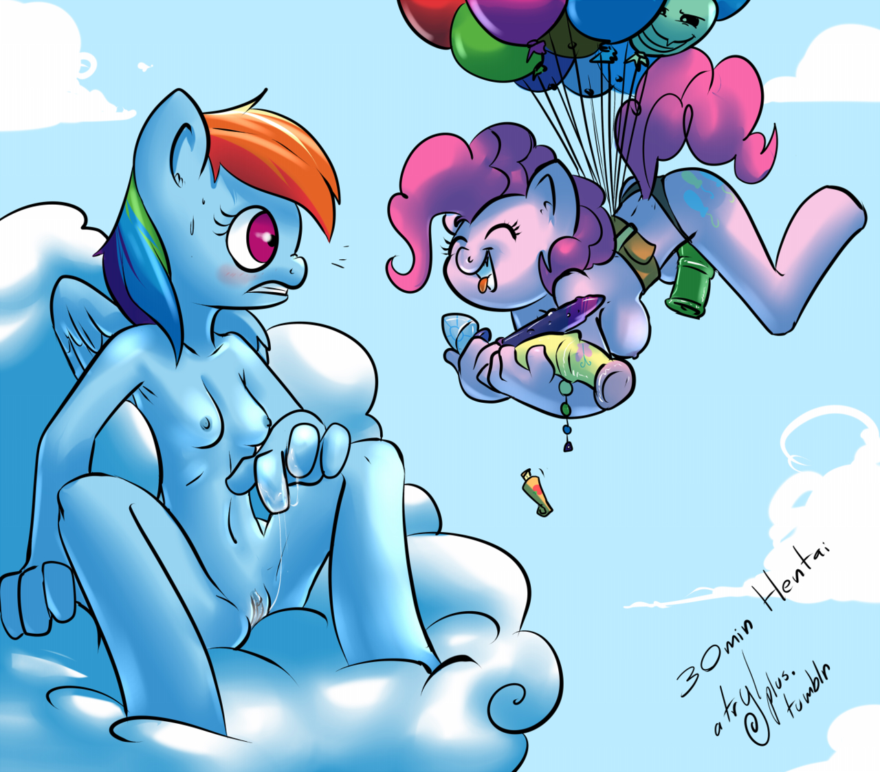Rule34 – If it exists, there is porn of it / atryl, pinkie pie (mlp), rainbow dash (mlp) / 39339