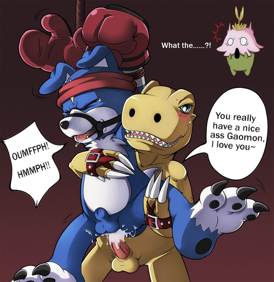 Rule34 – If it exists, there is porn of it / kinglom, agumon, gaomon / 39347