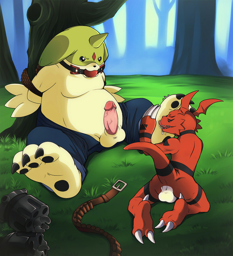 Rule34 – If it exists, there is porn of it / kinglom, big, gargomon, guilmon / 39354
