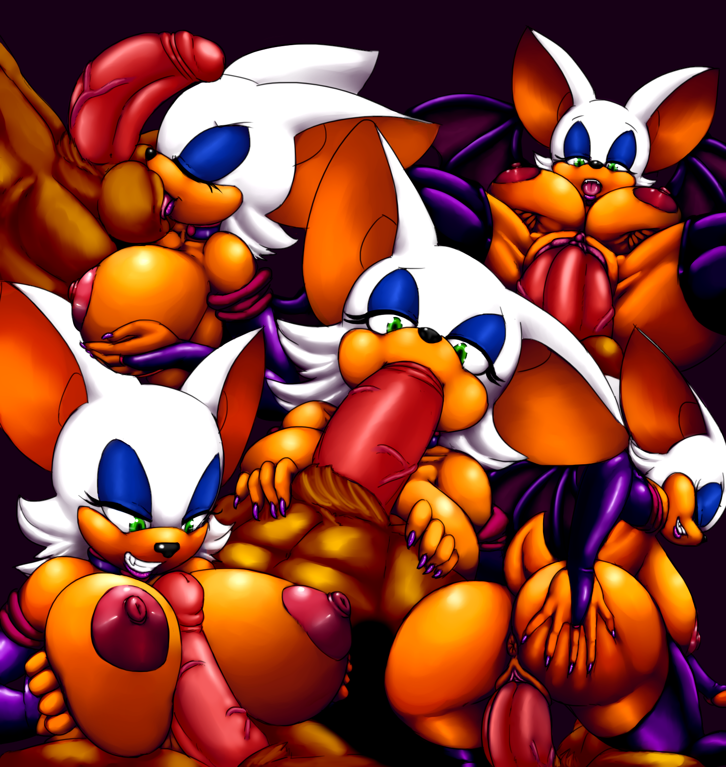 Rule34 – If it exists, there is porn of it / thecon, rouge the bat / 39511