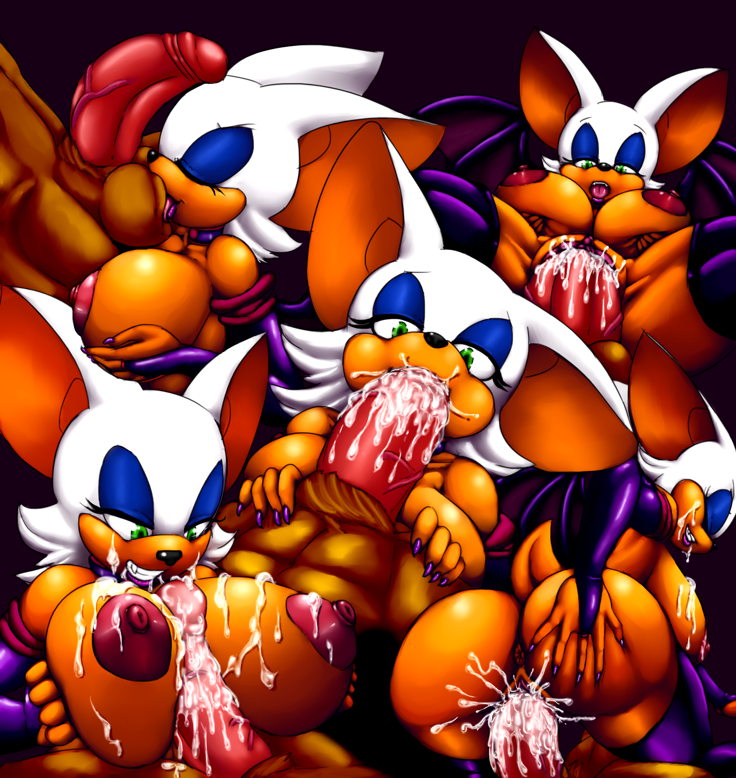 Rule34 – If it exists, there is porn of it / thecon, rouge the bat / 39560