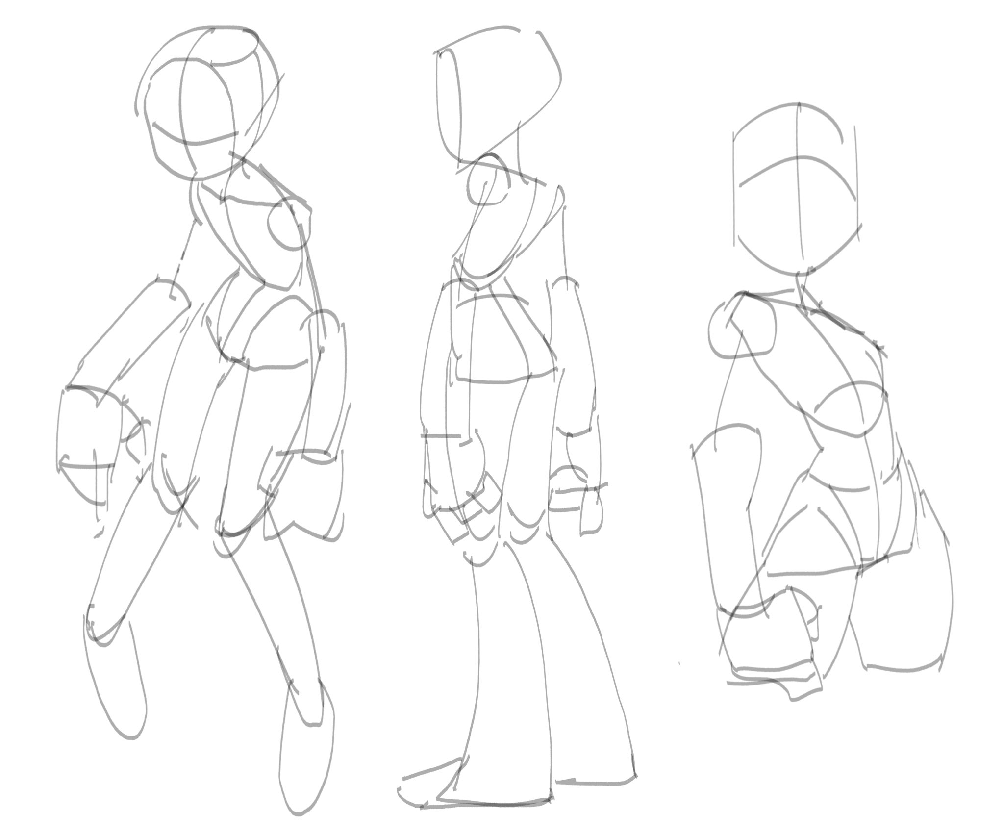 original, highres, greyscale, guide, how to, monochrome, reference sheet, rotnn, simple background, sketch, solo, standing, white background