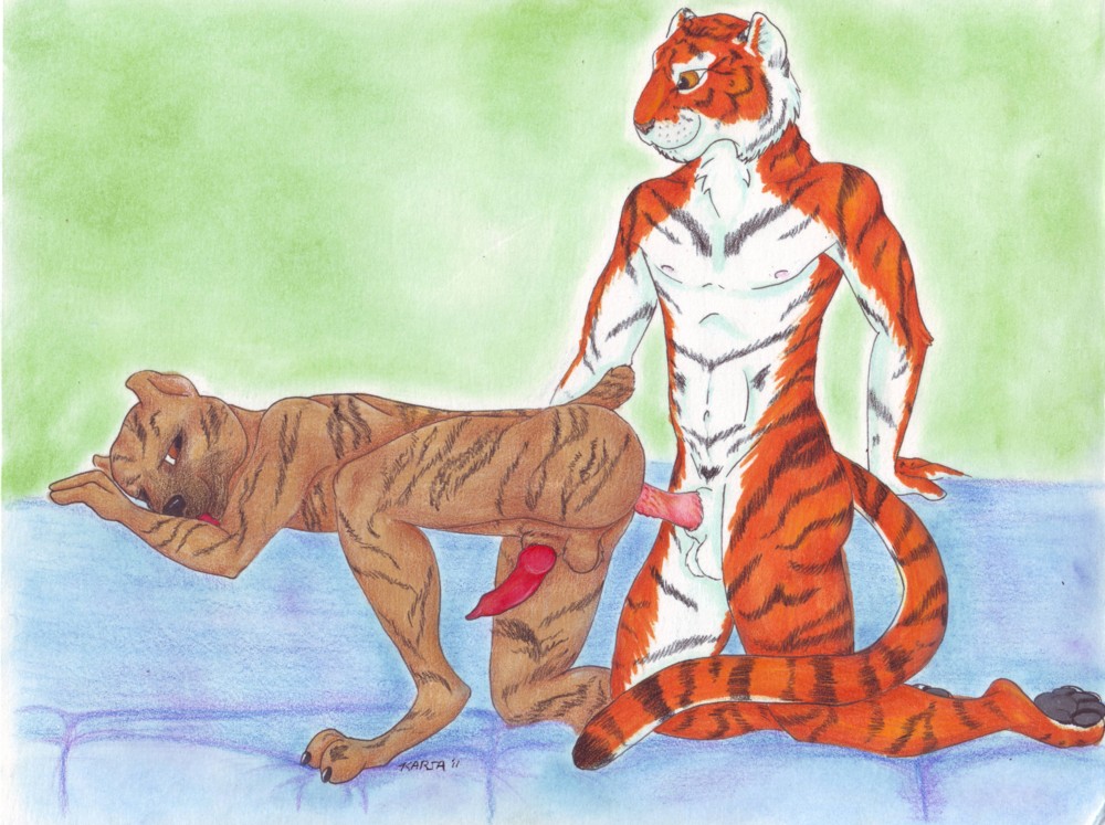 Rule34 – If it exists, there is porn of it / brindle, karja, largo, maroon, original character, siberian / 39681