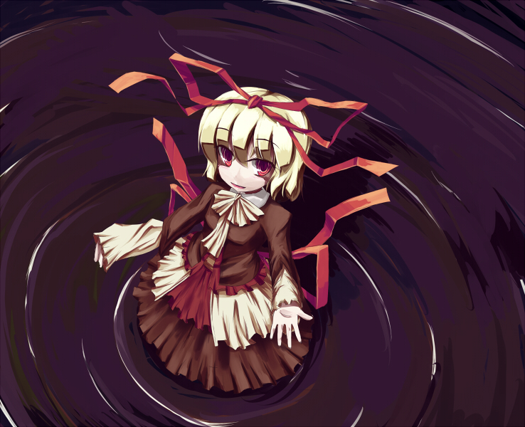 aikata, medicine melancholy, touhou, 1girl, female focus, full body, ribbon, solo, standing, water