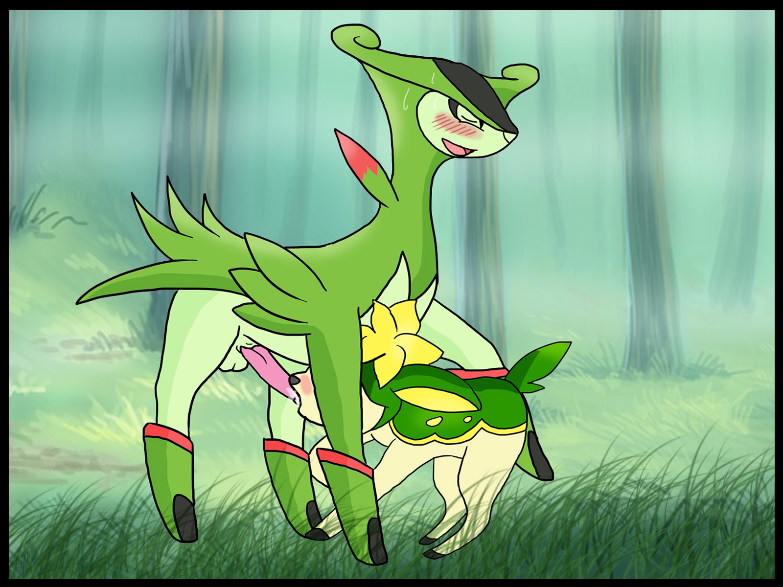 Rule34 – If it exists, there is porn of it / deerling, virizion / 41042