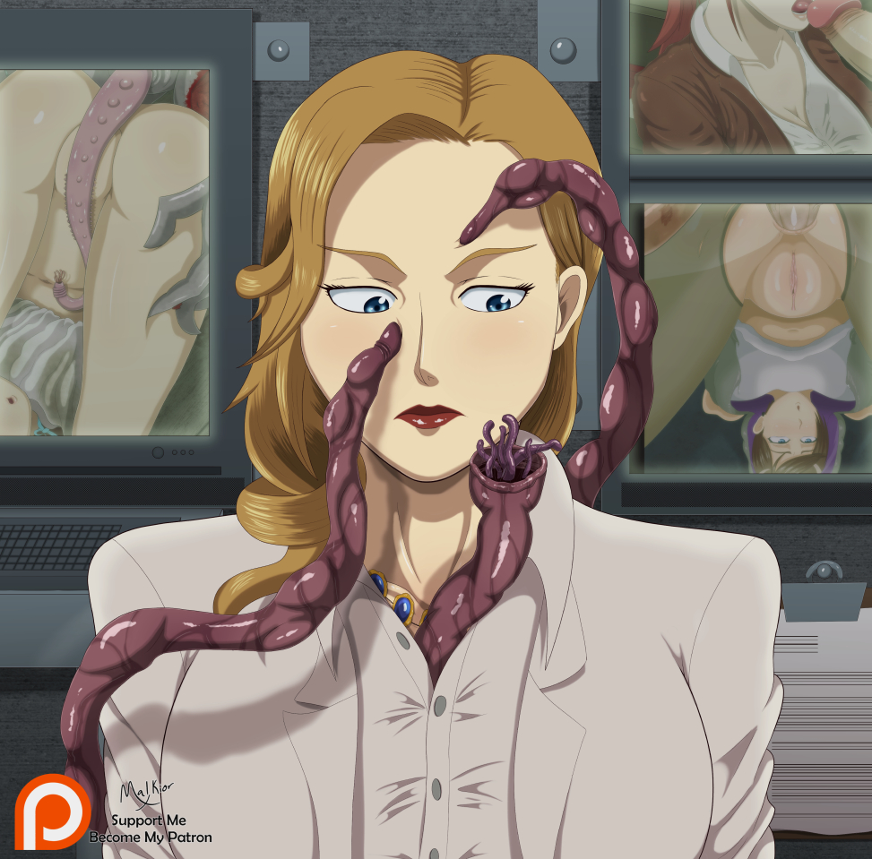 malkior–x, alex wesker, claire redfield, moira burton, natalia korda, resident evil, resident evil: revelations 2, tagme, imminent penetration, tentacles