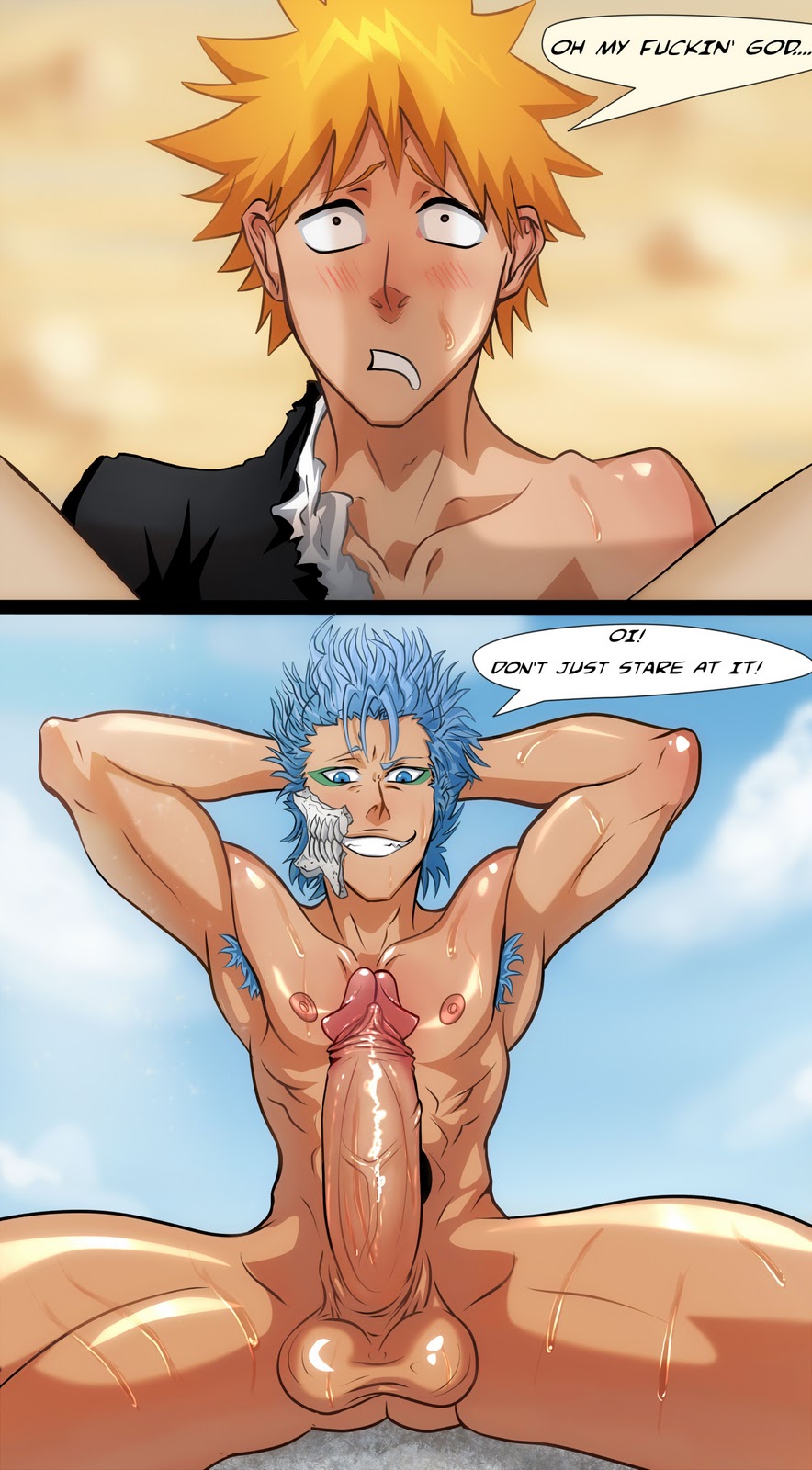 Rule34 – If it exists, there is porn of it / anma, grimmjow jaegerjaquez, ichigo kurosaki / 41077
