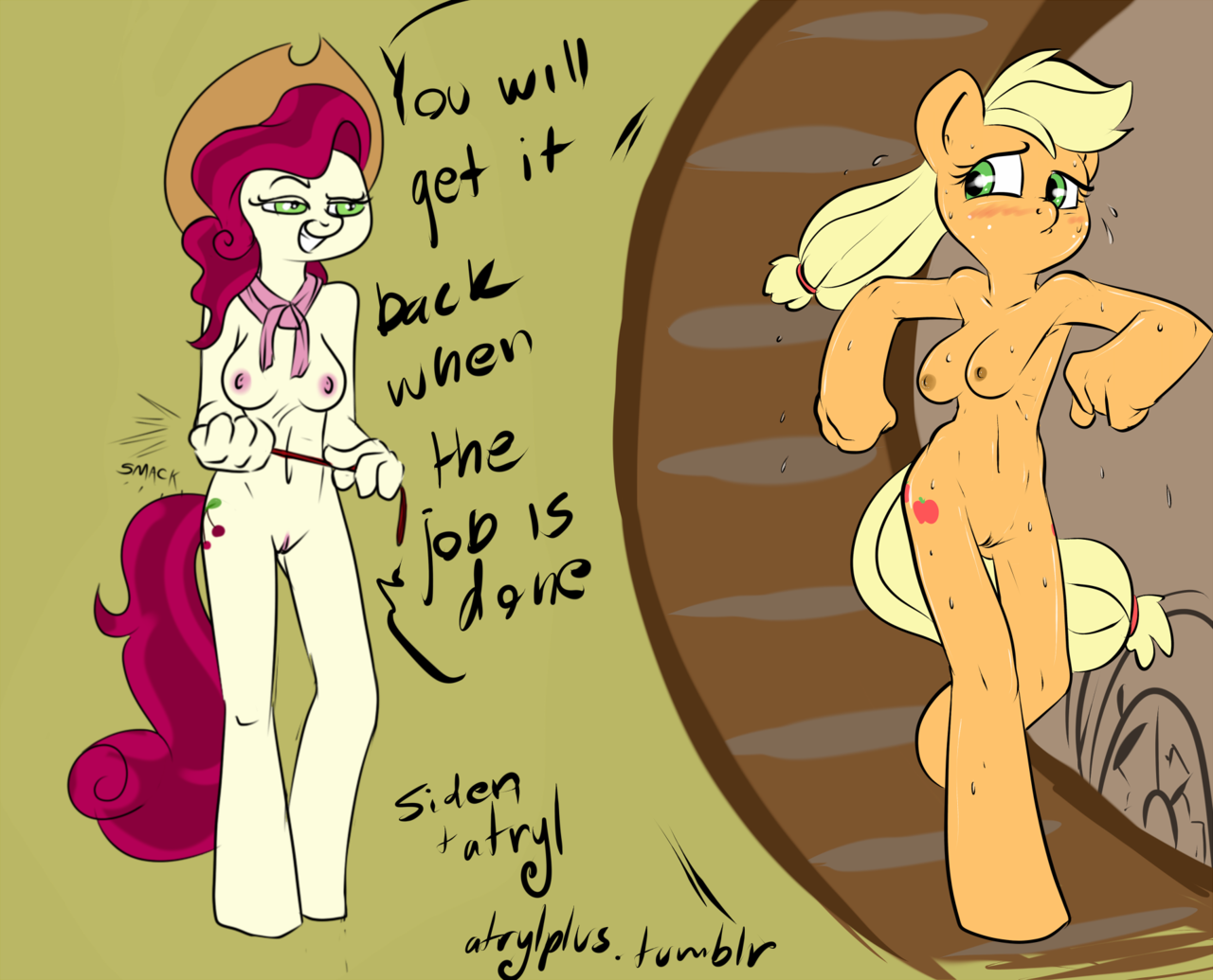 Rule34 – If it exists, there is porn of it / atryl, applejack (mlp), cherry jubilee (mlp) / 41339