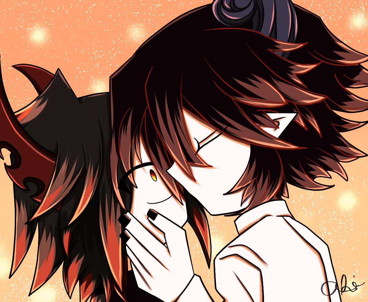 ahinevaeh, ivlis (funamusea), satanick (funamusea), funamusea, demon, demon horns, horns, kiss, sataivlis