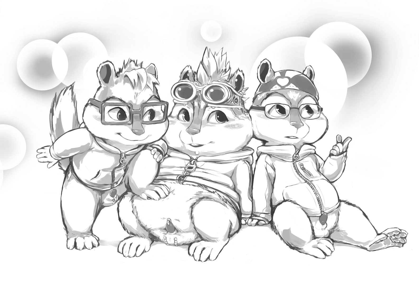 Rule34 – If it exists, there is porn of it / lando, alvin seville, simon seville, theodore seville / 42505