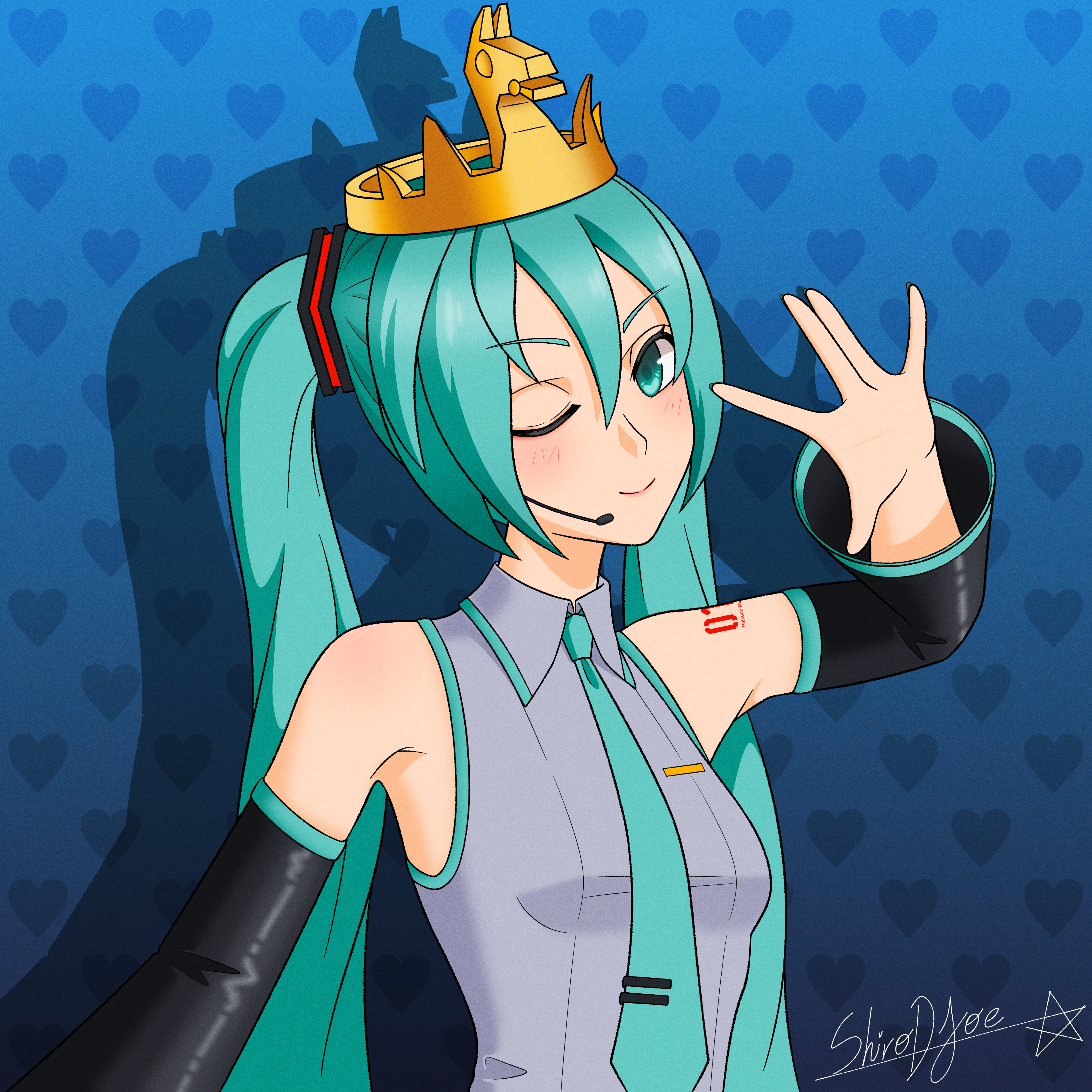 hatsune miku, fortnite, vocaloid, absurdres, highres, 1girl, aqua eyes, aqua hair, long hair, shiro d joestar, twintails