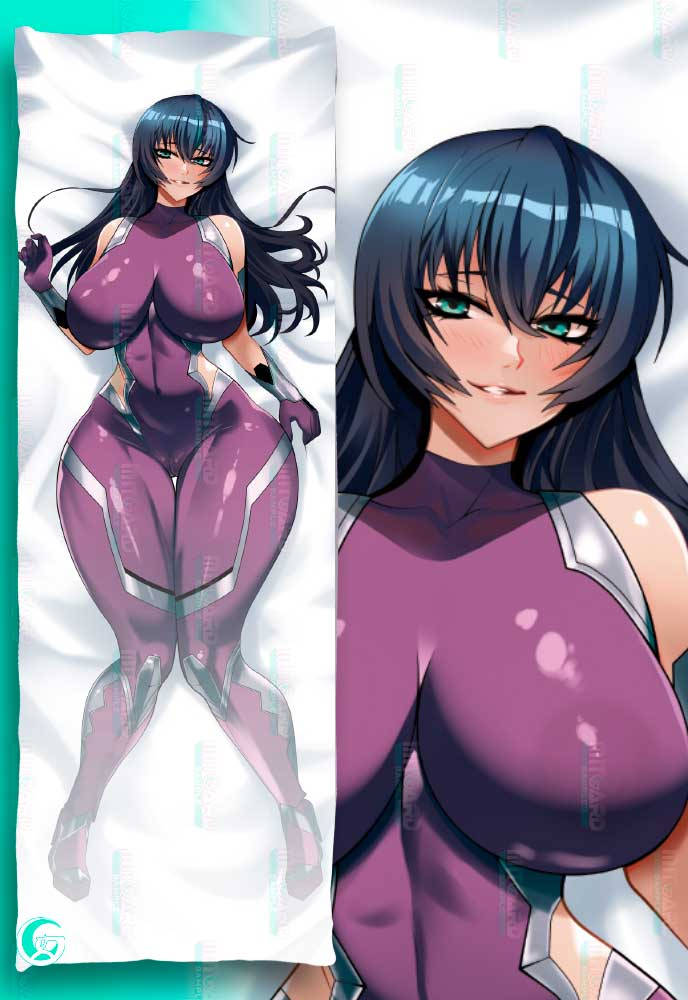 mitgard-knight, igawa asagi, taimanin (series), taimanin asagi, 1girl, breasts, dakimakura (medium), huge breasts, long hair