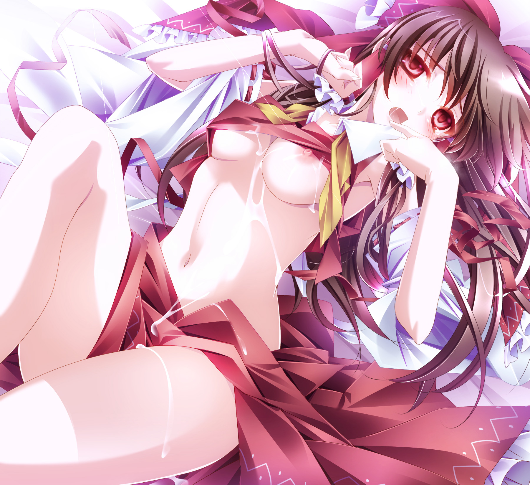 Rule34 – If it exists, there is porn of it / moneti (daifuku), reimu hakurei / 43000
