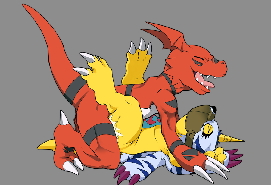 Rule34 – If it exists, there is porn of it / kinglom, gabumon, guilmon / 43729