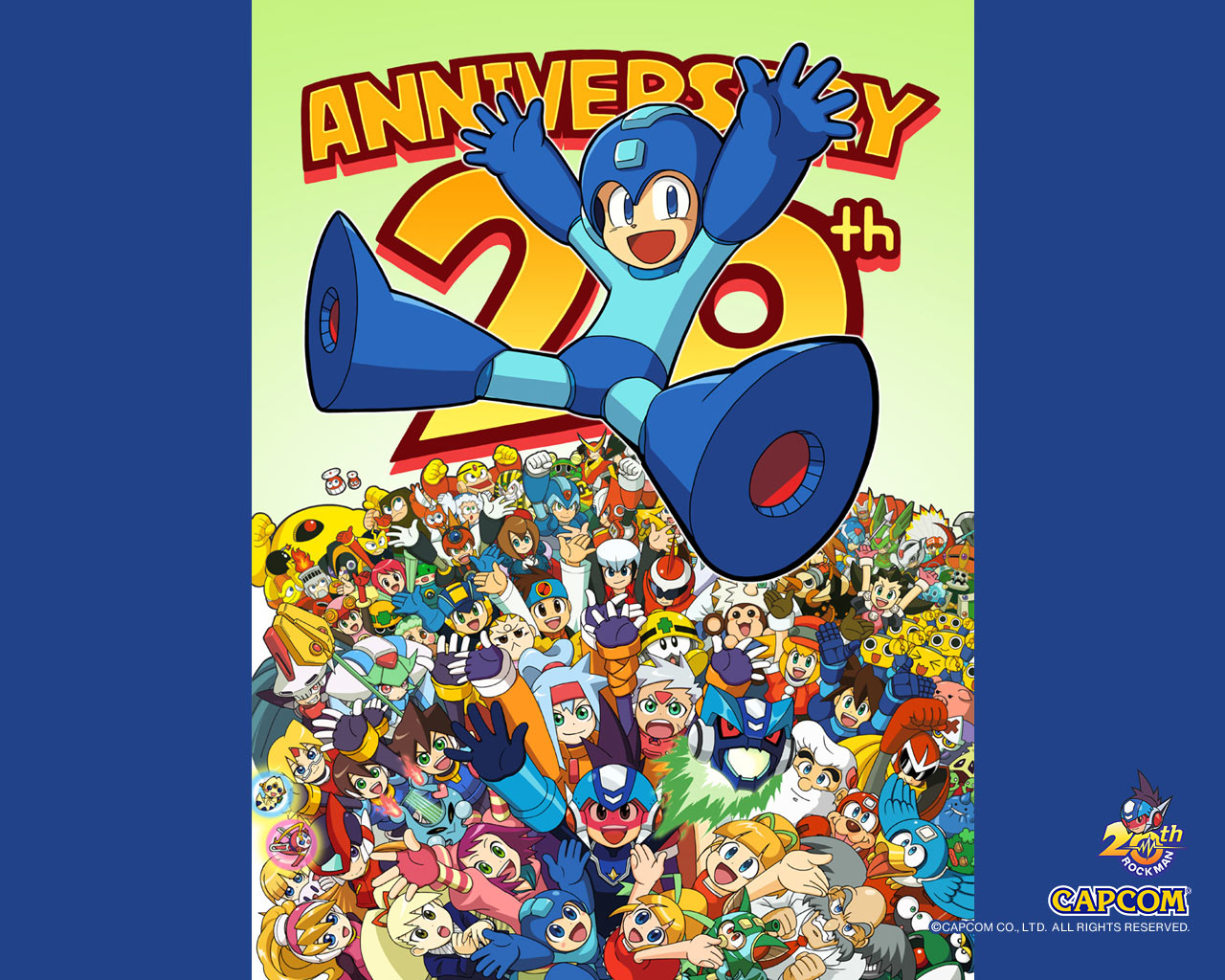 aile (mega man zx), alouette (mega man), aqua man (mega man), aquaman.exe, ashe (mega man), axl (mega man), barrell caskett (mega man), bass (mega man), beat (mega man), bomb man, bon bonne (mega man), bubble man, bubbleman.exe, ciel (mega man), colonel (mega man), cut man, dr. light (mega man), dr. wily (mega man), eddie (mega man), elec man, eugene chaud (mega man), fairy leviathan (mega man), fighting fefnir (mega man), fire man, geo stelar (mega man), girouette (mega man), glyde (mega man), grey (mega man), guts man, harp note (mega man), hidden phantom (mega man), ice man, iceman.exe, iris (mega man), lan hikari (mega man), luna platz (mega man), mayl sakurai (mega man), mega man (character), mega man volnutt, megaman.exe, met (mega man), model a (mega man), model zx (mega man), ms. madd (mega man), omega-xis (mega man), omega (mega man), pandora (mega man), pharaoh man, prometheus (mega man), proto man, protoman.exe, quick man, reggae (mega man), roll.exe (mega man), roll (mega man), roll caskett (mega man), rush (mega man), sage harpuia (mega man), servbot (mega man), sigma (mega man), sniper joe (mega man), sonia strumm (mega man), tango (mega man), teisel bonne (mega man), toad man, tomahawk man, tomahawkman.exe, treble (mega man), tron bonne (mega man), vent (mega man), wood man, x (mega man), yai ayanokoji (mega man), yellow devil (mega man), zero(z) (mega man), zero (mega man), capcom, mega man (classic), mega man (series), mega man 1, mega man 2, mega man 3, mega man 4, mega man 5, mega man 6, mega man 7, mega man 8, mega man 9, mega man battle network, mega man battle network (series), mega man legends (series), mega man star force (series), mega man x4, mega man x (series), mega man zero (series), mega man zx, mega man zx advent, official art, official wallpaper, photo (medium), > <, 6+boys, 6+girls, absolutely everyone, acclamation, anniversary, balding, balloon, bare arms, bare shoulders, beard, bird, black hair, blonde hair, blue eyes, blue hair, brown hair, cat, cheering, cosplay, creature, crossover, crowd, curly hair, cyber elf (mega man), dog, dress, drill hair, dual persona, everyone, facial hair, full body, ghost, glasses, gloves, green eyes, hairband, hat, helmet, hivolt the raptoroid, instrument, long hair, mascot, multiple boys, multiple girls, multiple persona, mustache, nettonabi, old, old man, pet, ponytail, poster (medium), red dress, red helmet, reploid, ribbon, robot, roll (mega man) (cosplay), short hair, smile, twintails, virus, white beard, white hair