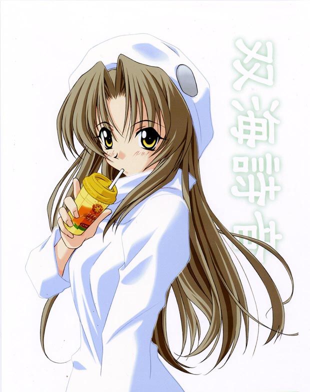 futami shion, memories off, tagme, 1girl, cup, drink, female focus, solo