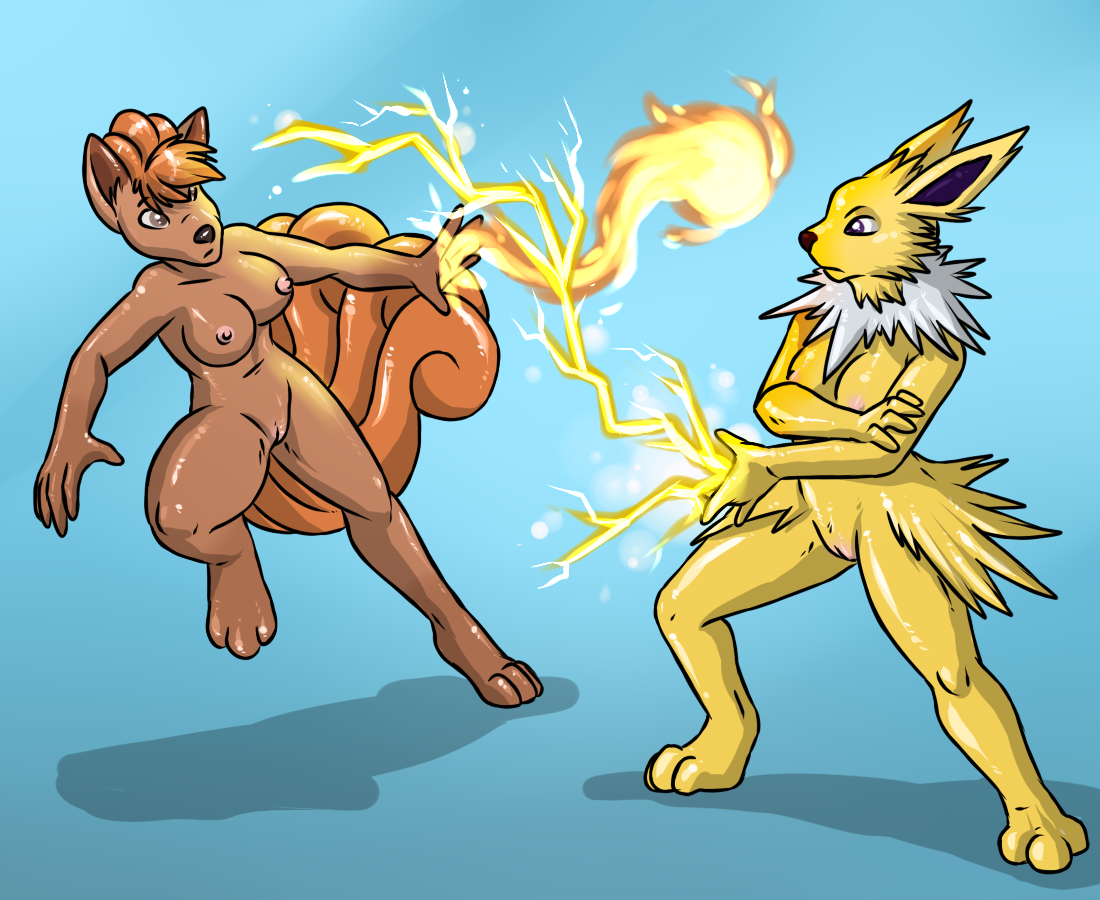 Rule34 – If it exists, there is porn of it / aggrobadger, jolteon, vulpix / 44750