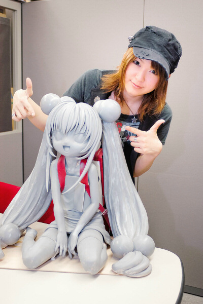 kitamura eri, kokonoe rin, kodomo no jikan, real life, photo (medium), 00s, 1girl, asian, backpack, bag, child, female focus, figure, hair bobbles, hair ornament, randoseru, solo, voice actor, voice actor connection