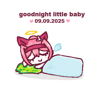haru urara (umamusume), umamusume, commentary, english commentary, lowres, 1girl, animal ears, blanket, blush, bow, chibi, chibi only, closed eyes, czeko, dated, ear bow, ear covers, english text, full body, halo, headband, heart, horse ears, horse girl, long hair, on grass, pink hair, shadow, sleeping, smile, solo, under covers, white background, wings