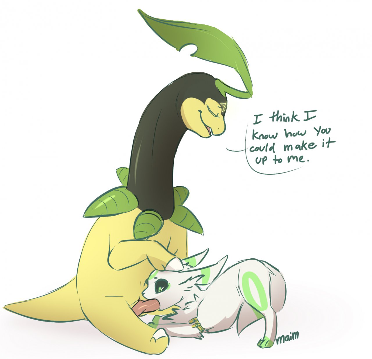Rule34 – If it exists, there is porn of it / maim, bayleef, nicobay, umbreon / 45574