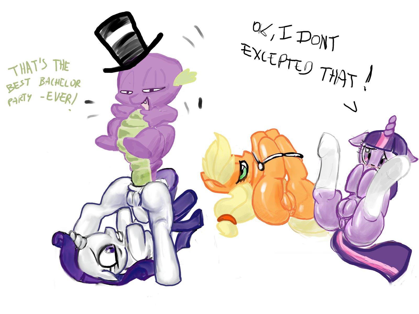 Rule34 – If it exists, there is porn of it / purevil, applejack (mlp), rarity (mlp), twilight sparkle (mlp) / 46026