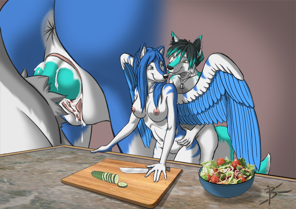 Rule34 – If it exists, there is porn of it / black-kitten, artik ninetails, suntattoowolf / 46259
