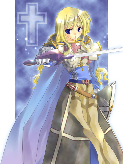 crusader (ragnarok online), ragnarok online, tagme, armor, cape, shield, solo, sword, weapon