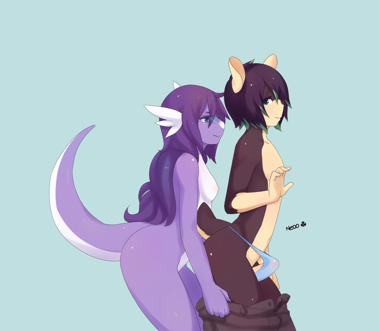 Rule34 – If it exists, there is porn of it / nedoiko, dani (daniruu), dratini, shades the hedgehog / 47083